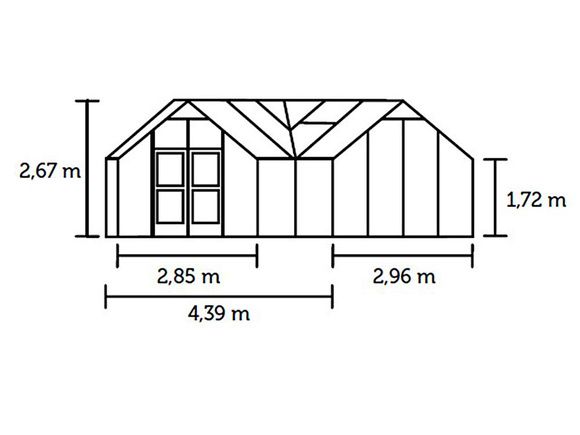 Теплица Juliana Orangery Aluminium 15,2 м²